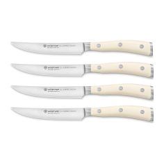 Wüsthof Classic Ikon Set de 4 Cuchillos de Carne Crème