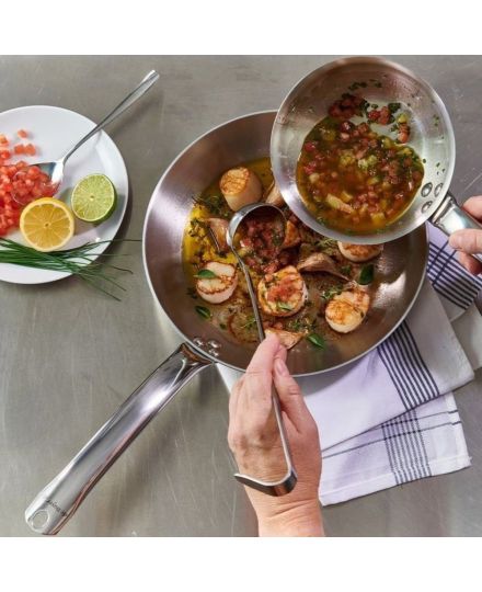 de Buyer ALCHIMY 3-ply Stainless Steel Fry Pan | De Buyer | Mimocook