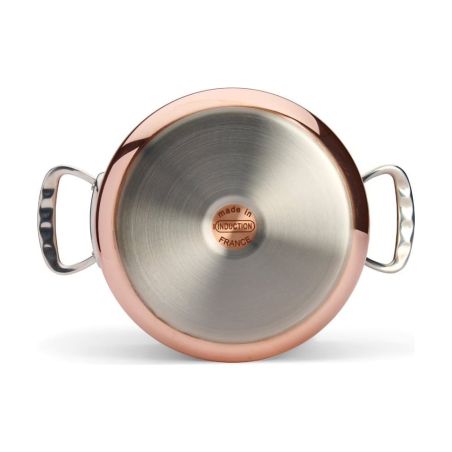de Buyer PRIMA MATERA Cacerola Alta de Cobre e Inox con Tapa | De Buyer | Mimocook