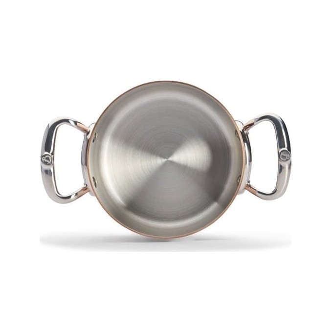 de Buyer PRIMA MATERA Copper & Stainless Steel Stewpan with Lid | De Buyer | Mimocook