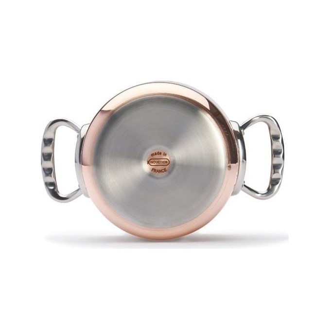 de Buyer PRIMA MATERA Copper & Stainless Steel Stewpan with Lid | De Buyer | Mimocook