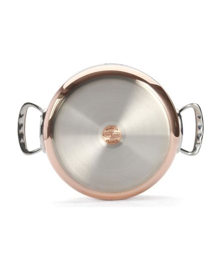 de Buyer PRIMA MATERA Sauteuse en Cuivre et Inox avec Couvercle | De Buyer | Mimocook