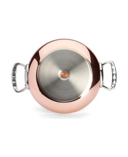 de Buyer PRIMA MATERA Sauteuse em Cobre e Inox com Tampa 28cm | De Buyer | Mimocook