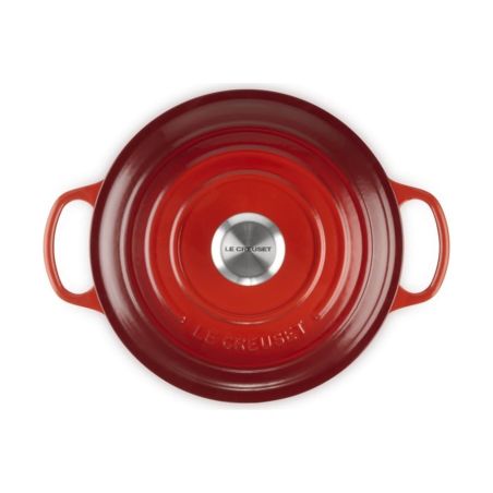 Le Creuset Runde Cocotte aus emailliertem Gusseisen 24 cm | Le Creuset | Mimocook