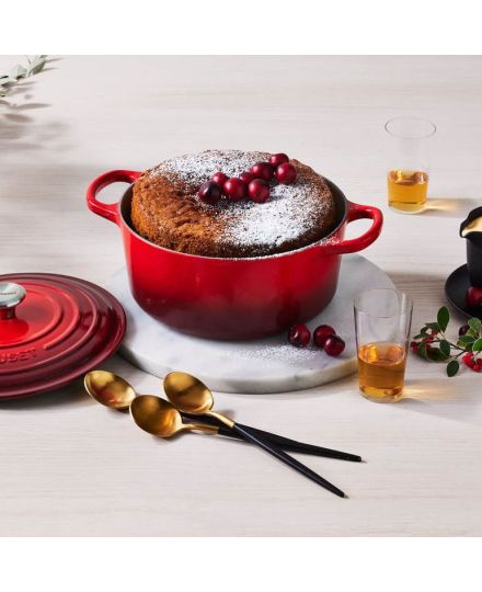 Le Creuset Runde Cocotte aus emailliertem Gusseisen 24 cm | Le Creuset | Mimocook