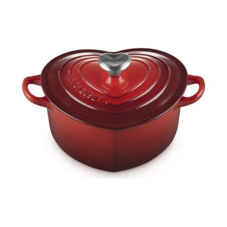 Le Creuset Cocotte Corazón de Hierro Fundido con Pomo en Forma de Corazón 20 cm | Le Creuset | Mimocook