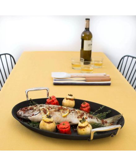 Le Creuset Toughened Non-Stick Oval Fish Pan 40 cm | Le Creuset | Mimocook