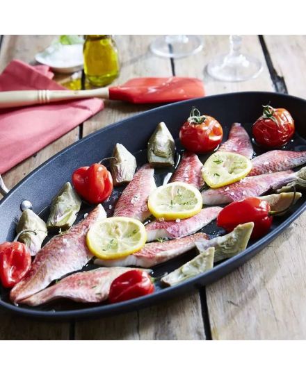 Le Creuset Poêle à Poisson Anti-Adhérente Les Forgées 40 cm | Le Creuset | Mimocook