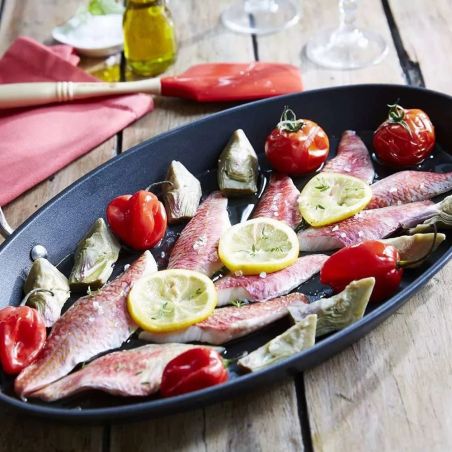 Le Creuset Toughened Non-Stick Oval Fish Pan 40 cm | Le Creuset | Mimocook
