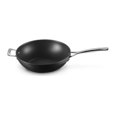 Le Creuset Wok Anti-Adhérent Inox Classique avec Couvercle Verre 30 cm | Le Creuset | Mimocook