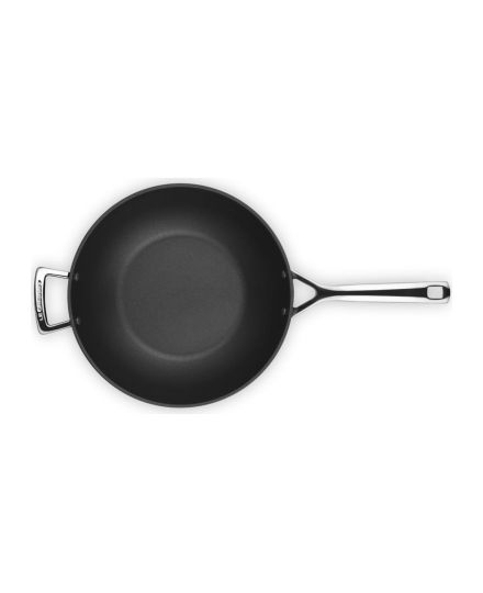 Le Creuset Poêle Wok Anti-Adhérente Les Forgées avec Poignée d’Assistance 30 cm | Le Creuset | Mimocook