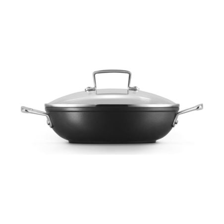 Le Creuset Sauteuse Provençale Anti-Adhérente Les Forgées avec Couvercle en Verre | Le Creuset | Mimocook