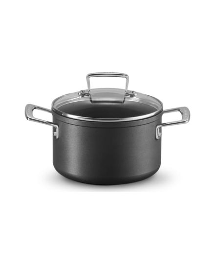 Le Creuset Toughened Non-Stick Deep Casserole with Glass Lid | Le Creuset | Mimocook