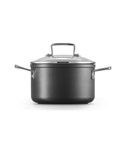 Le Creuset Faitout Anti-Adhérent Les Forgées avec Couvercle Verre | Le Creuset | Mimocook