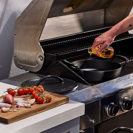 Le Creuset Cacerola Baja BBQ Outdoor de Hierro Fundido 28 cm | Le Creuset | Mimocook
