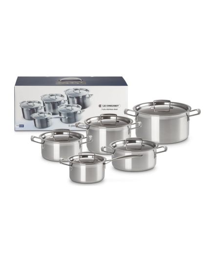 Le Creuset Set de 5 Tachos Aço Inoxidável Classic | Le Creuset | Mimocook