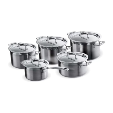 Le Creuset 5-teiliges Topfset aus 3-ply Edelstahl | Le Creuset | Mimocook