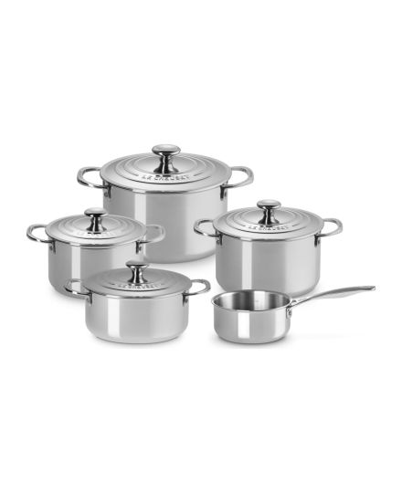 Le Creuset Set 5 Peças de Aço Inoxidável Signature | Le Creuset | Mimocook