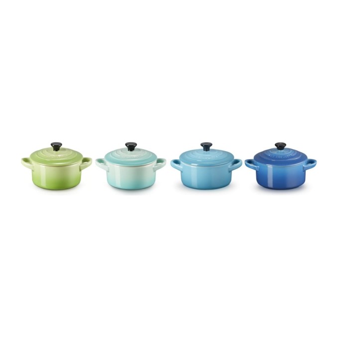 Le Creuset Set of 4 Mini Cocottes in Stoneware | Le Creuset | Mimocook