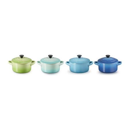 Le Creuset Set de 4 Mini Cocottes Brise Marine en Céramique | Le Creuset | Mimocook