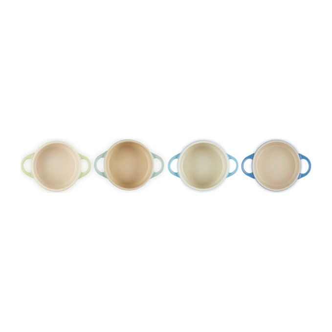 Le Creuset Set de 4 Mini Cocottes Brise Marine en Céramique | Le Creuset | Mimocook