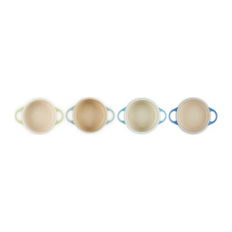 Le Creuset Set de 4 Mini Cocottes Brise Marine en Céramique | Le Creuset | Mimocook