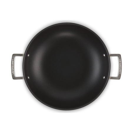 Le Creuset Wok Anti-Adhérent Inox Classique avec Couvercle Verre 30 cm | Le Creuset | Mimocook