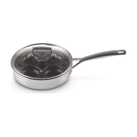 Le Creuset Sauté com Acessórios para Ovos de Aço Inoxidável Classic 20 cm | Le Creuset | Mimocook