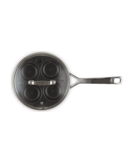 Le Creuset Sauté com Acessórios para Ovos de Aço Inoxidável Classic 20 cm | Le Creuset | Mimocook