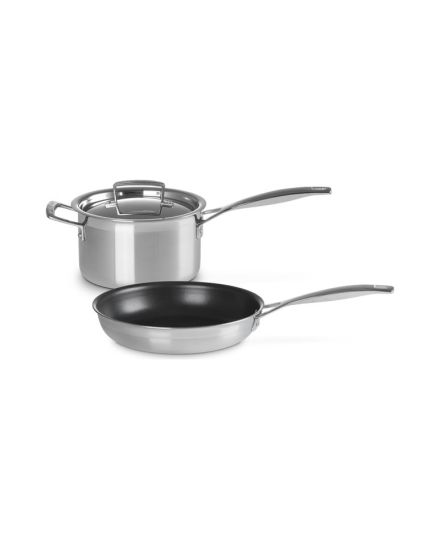 Le Creuset Set Principiante de 2 Peças Classic em Aço Inoxidável 3-ply | Le Creuset | Mimocook