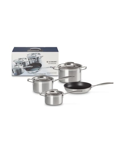 Le Creuset Set de 4 Pièces en Acier Inoxydable Classic | Le Creuset | Mimocook