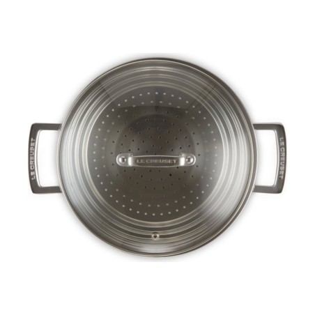 Le Creuset Vaporera Grande de Acero Inoxidable con Tapa de Cristal | Le Creuset | Mimocook