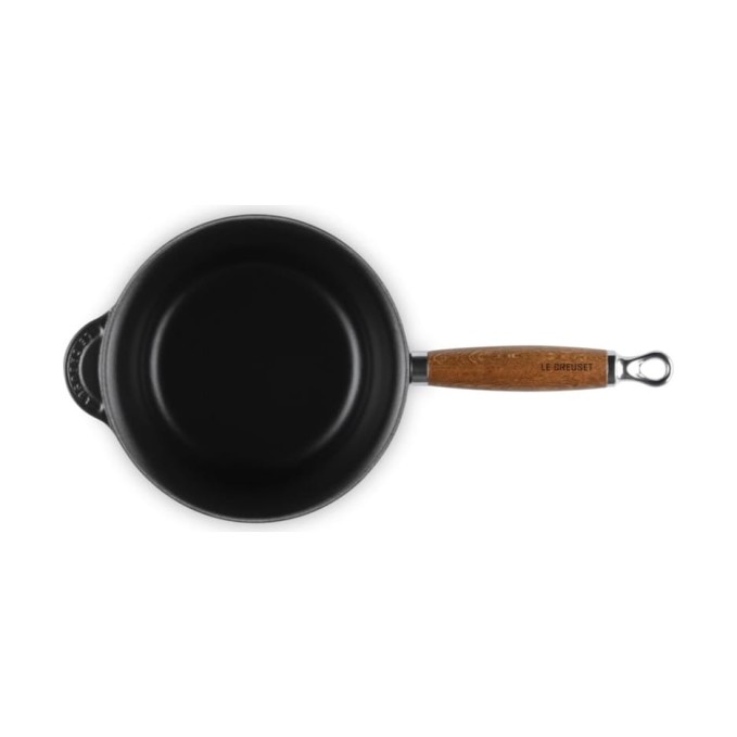 Le Creuset Casserole en Fonte Émaillée avec Manche en Bois 18 cm | Le Creuset | Mimocook