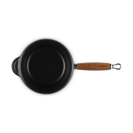 Le Creuset Casserole en Fonte Émaillée avec Manche en Bois 18 cm | Le Creuset | Mimocook