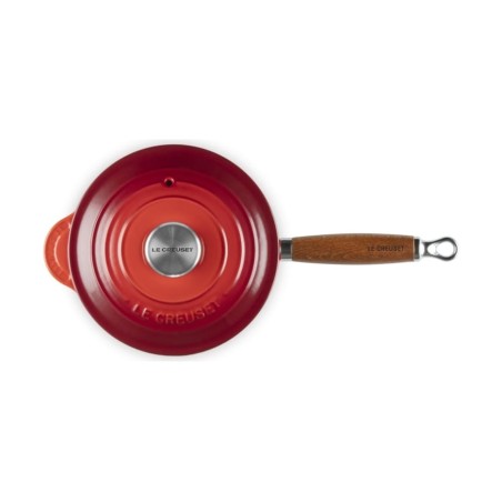 Le Creuset Gusseisen-Stieltopf mit Holzgriff 18 cm | Le Creuset | Mimocook
