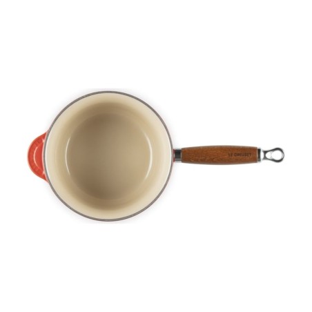 Le Creuset Cast Iron Saucepan with Wooden Handle 18 cm | Le Creuset | Mimocook