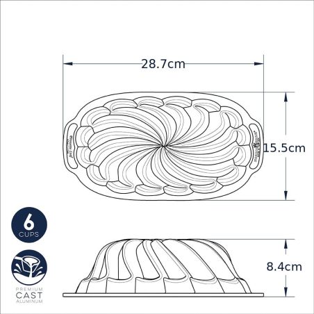 Nordic Ware Forma Pirouette Loaf Pan | Nordic Ware | Mimocook