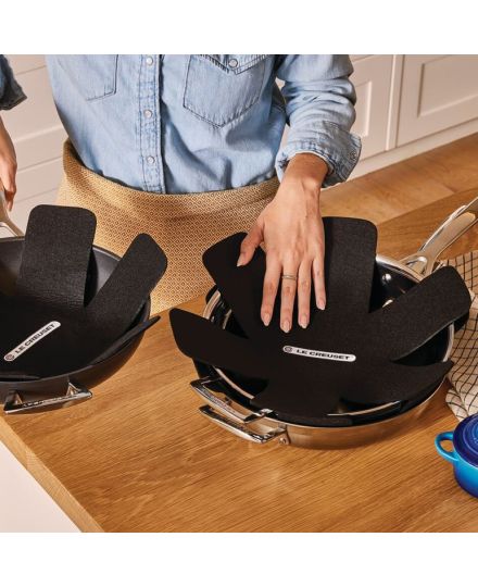 Le Creuset Set 3 Protetores Frigideiras | Le Creuset | Mimocook