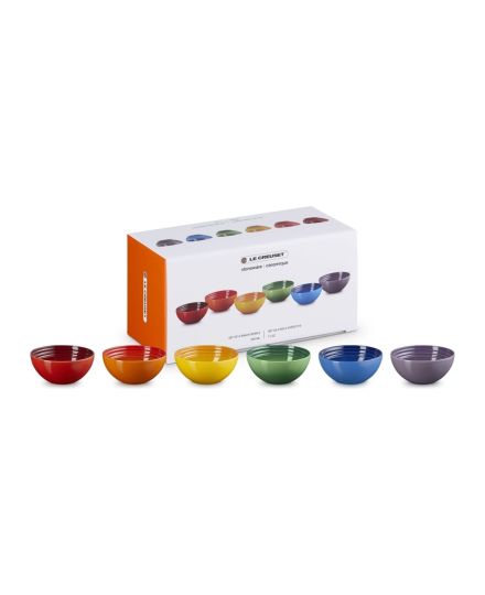 Le Creuset Set de 6 Tigelas Arco-Íris em Cerâmica | Le Creuset | Mimocook
