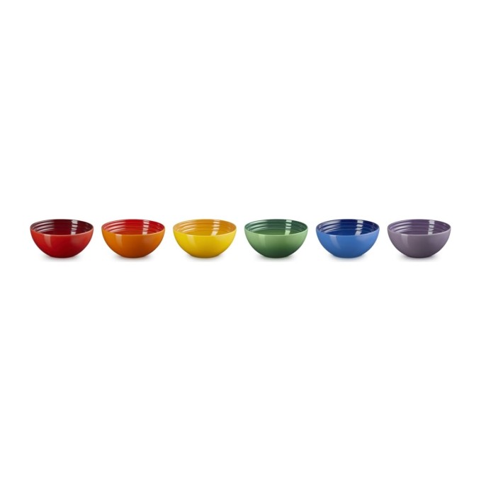 Le Creuset Set de 6 Bols en Céramique Arc-en-Ciel | Le Creuset | Mimocook