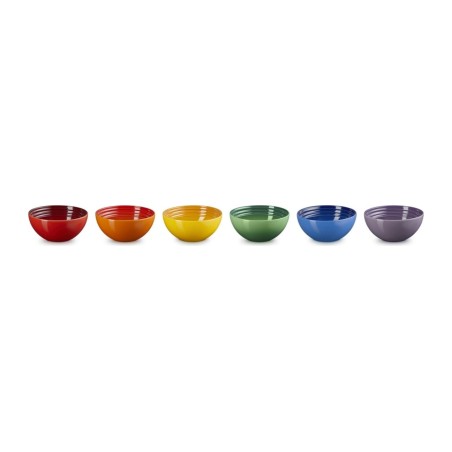 Le Creuset Set de 6 Cuencos de Cerámica Arcoíris | Le Creuset | Mimocook