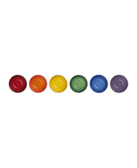 Le Creuset 6er-Set Schalen Regenbogen aus Steinzeug | Le Creuset | Mimocook