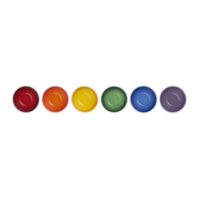 Le Creuset Set de 6 Bols en Céramique Arc-en-Ciel | Le Creuset | Mimocook