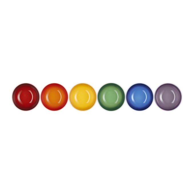 Le Creuset Set de 6 Bols en Céramique Arc-en-Ciel 16 cm | Le Creuset | Mimocook
