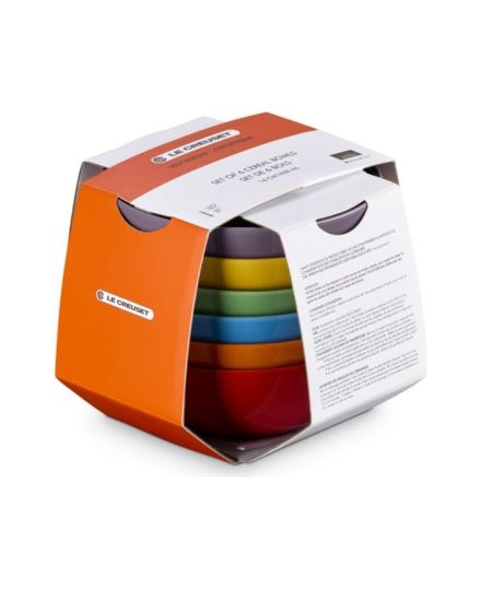 Le Creuset Set de 6 Tigelas Arco-Íris em Cerâmica para Cereal 16 cm | Le Creuset | Mimocook