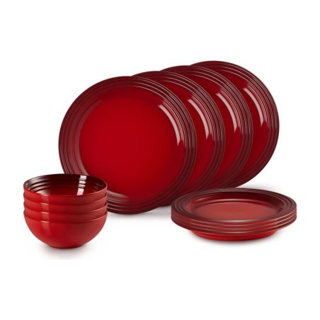 Le Creuset Vajilla de 12 Piezas de Cerámica de Gres | Le Creuset | Mimocook