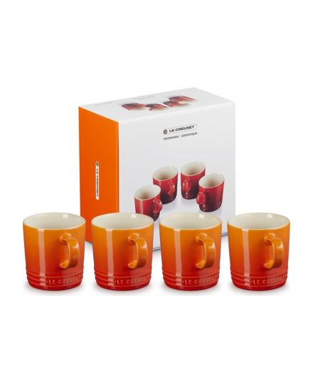 Le Creuset Set 4 Chávenas em Cerâmica de Grés | Le Creuset | Mimocook