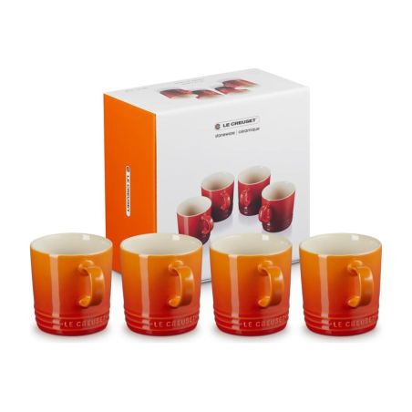 Le Creuset Set 4 Chávenas em Cerâmica de Grés | Le Creuset | Mimocook