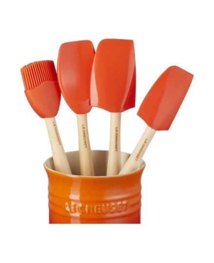 Le Creuset 5-teiliges Craft-Utensilien-Set mit Steinzeugtopf | Le Creuset | Mimocook
