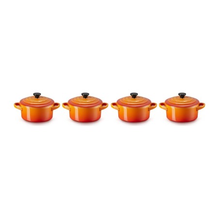 Le Creuset Set de 4 Mini-Cocottes en Céramique 10 cm | Le Creuset | Mimocook